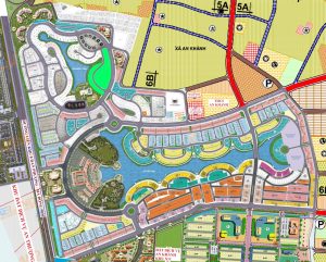 Bản đồ dự án Nam An Khánh